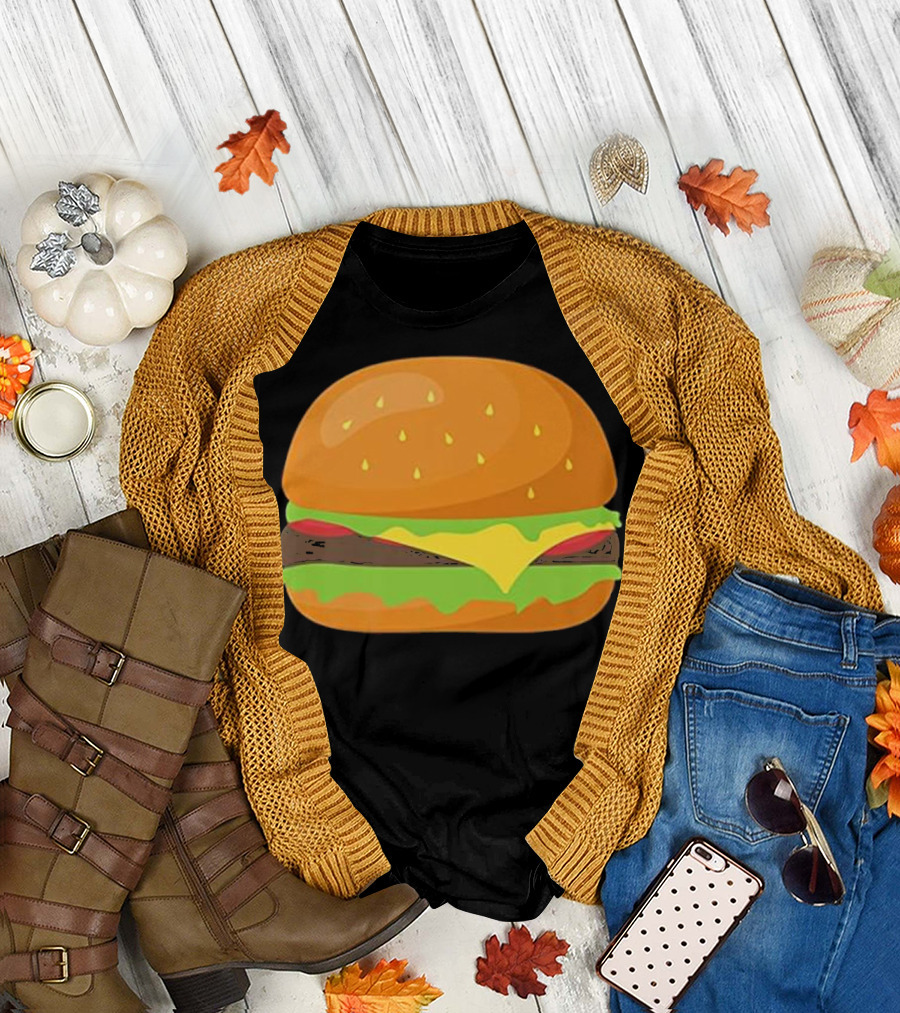 Cheeseburger Hamburger Burger Food Grill Cheeseburger T-Shirt