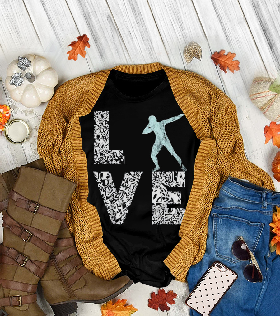 Shot Put Throwing Love Track and Field T-Shirt