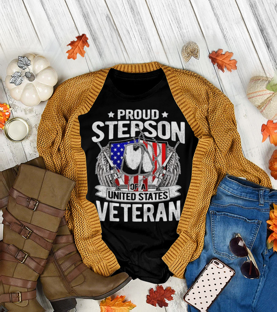 Proud Stepson of a United States Veteran T-Shirt