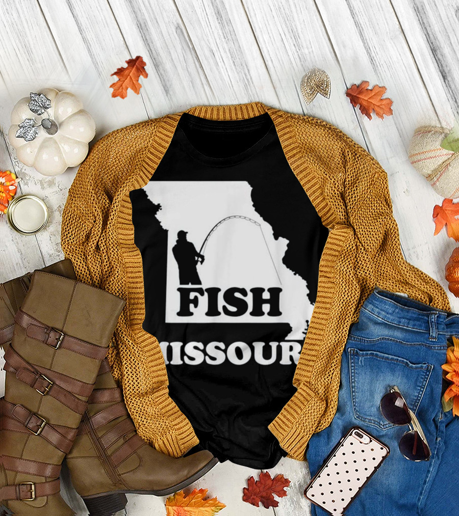 Fish Missouri Fishing Funny Fishi T-Shirt