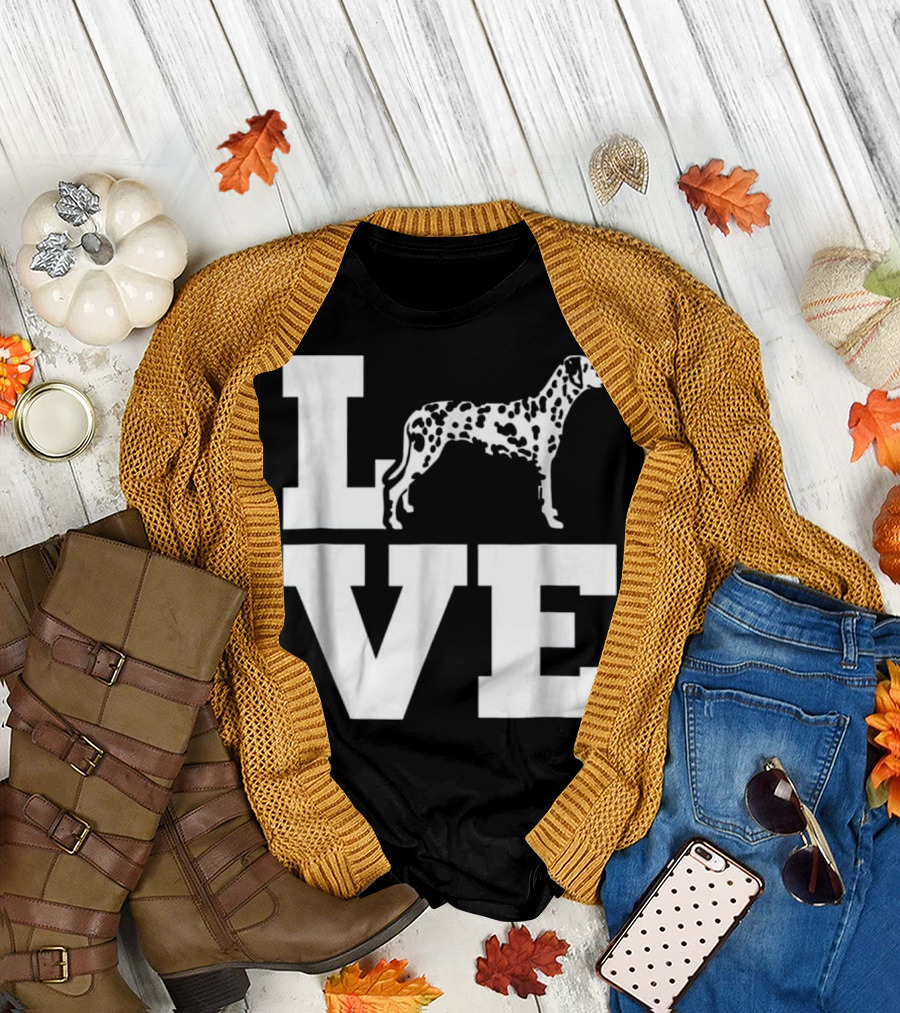 LOVE Dalmatian T-Shirt