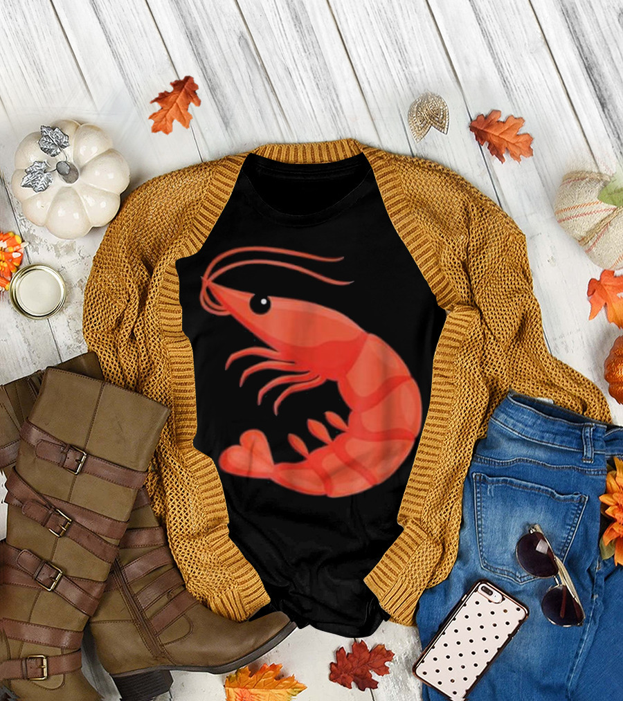 Shrimp Costume Brine Prawn Lobster Crab She Shrimp T-Shirt
