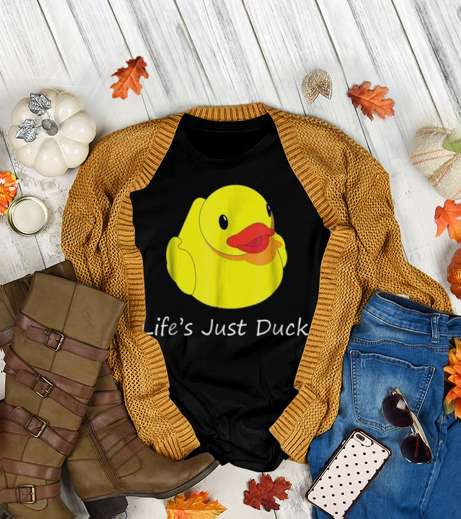 Life's Just Ducky Yellow Rubber Duck T-Shirt