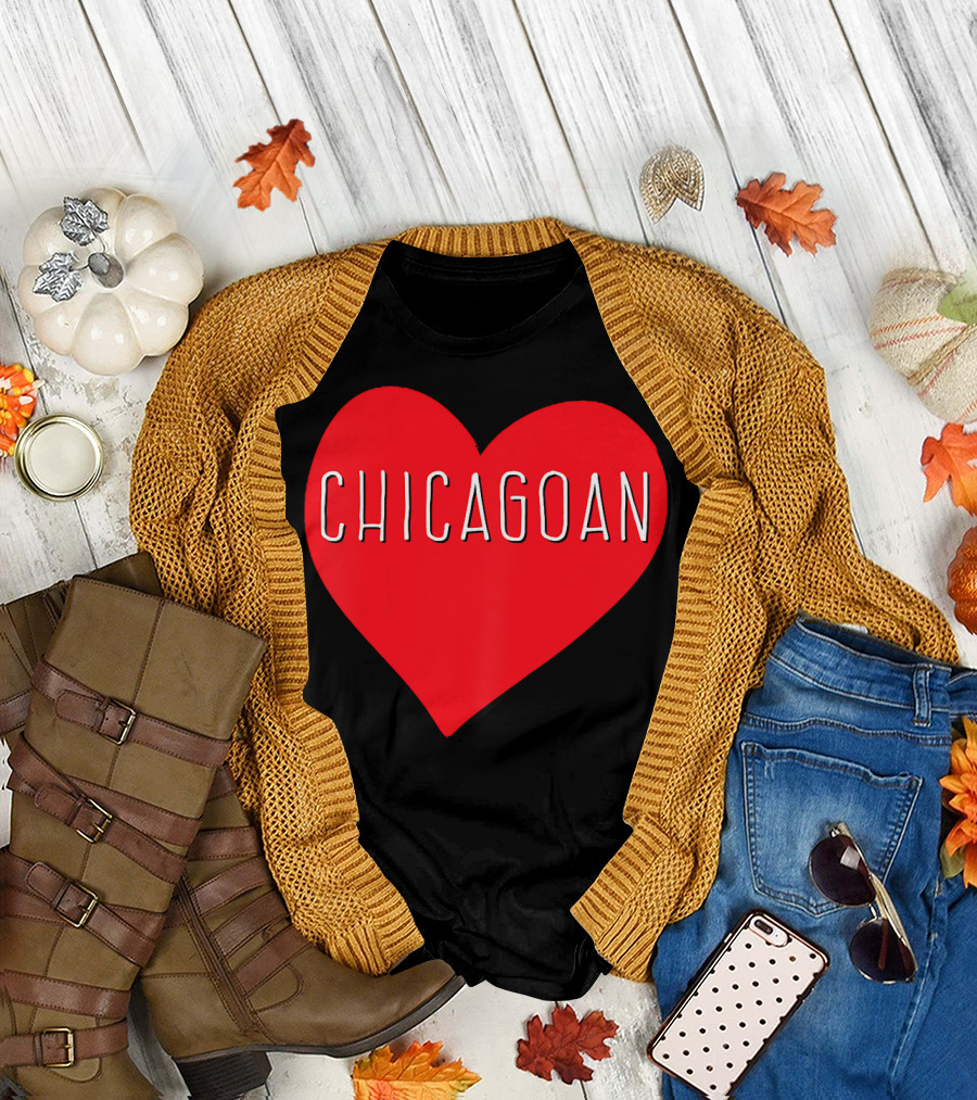 Chicagoan Heart T-Shirt