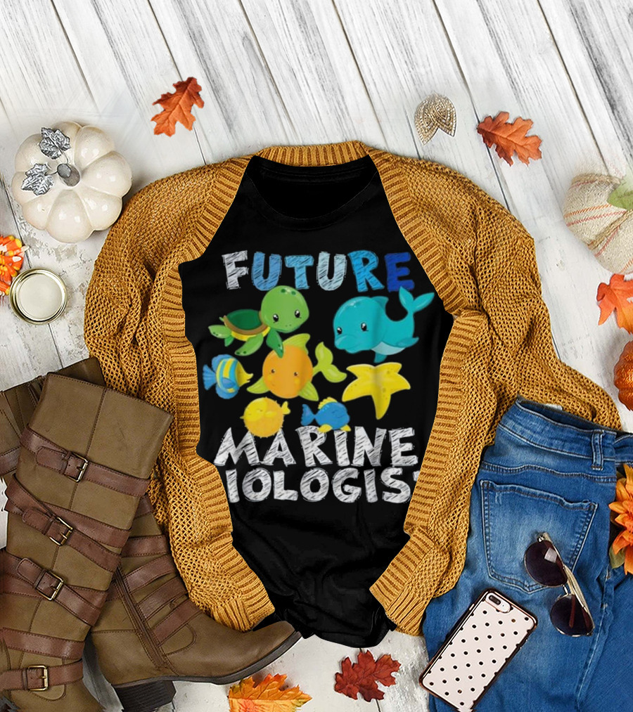 Future Marine Biologist Sea Animals and Fish Costume T-Shirt