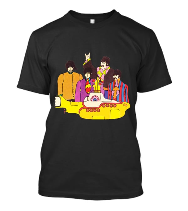 Tb 42 Yellow Submarine Cartoon Quartet T-Shirt