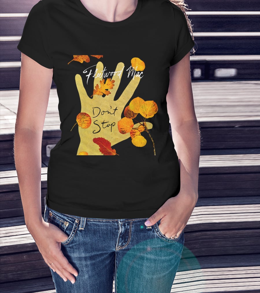 Don't Stop Fw 17 Autumn Leaves Hand T-Shirt