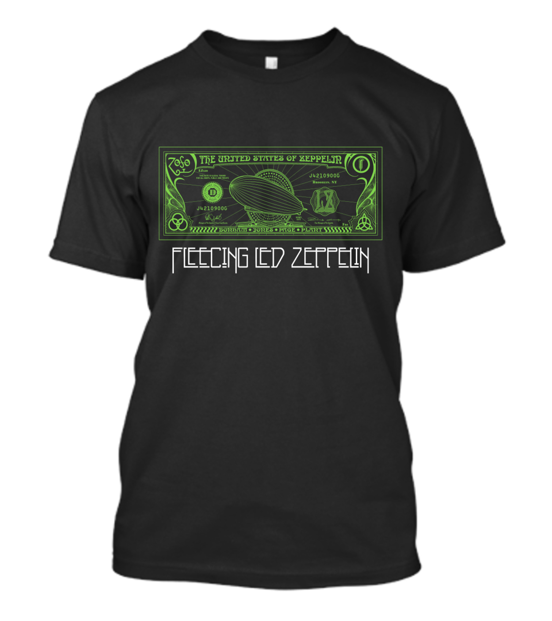 The United States Of Zeppelin Fleecing Led Zeppelin T-Shirt