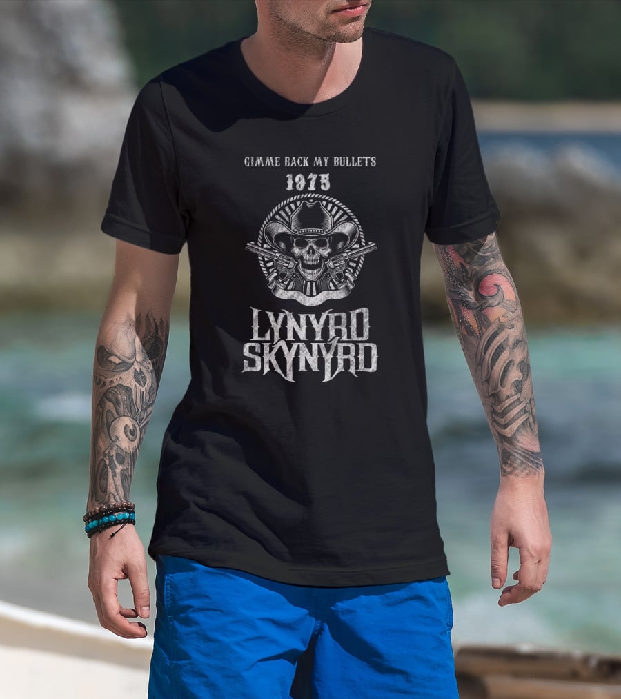 Lynyrd Skynyrd 1975 Gimme Back My Bullets T-Shirt