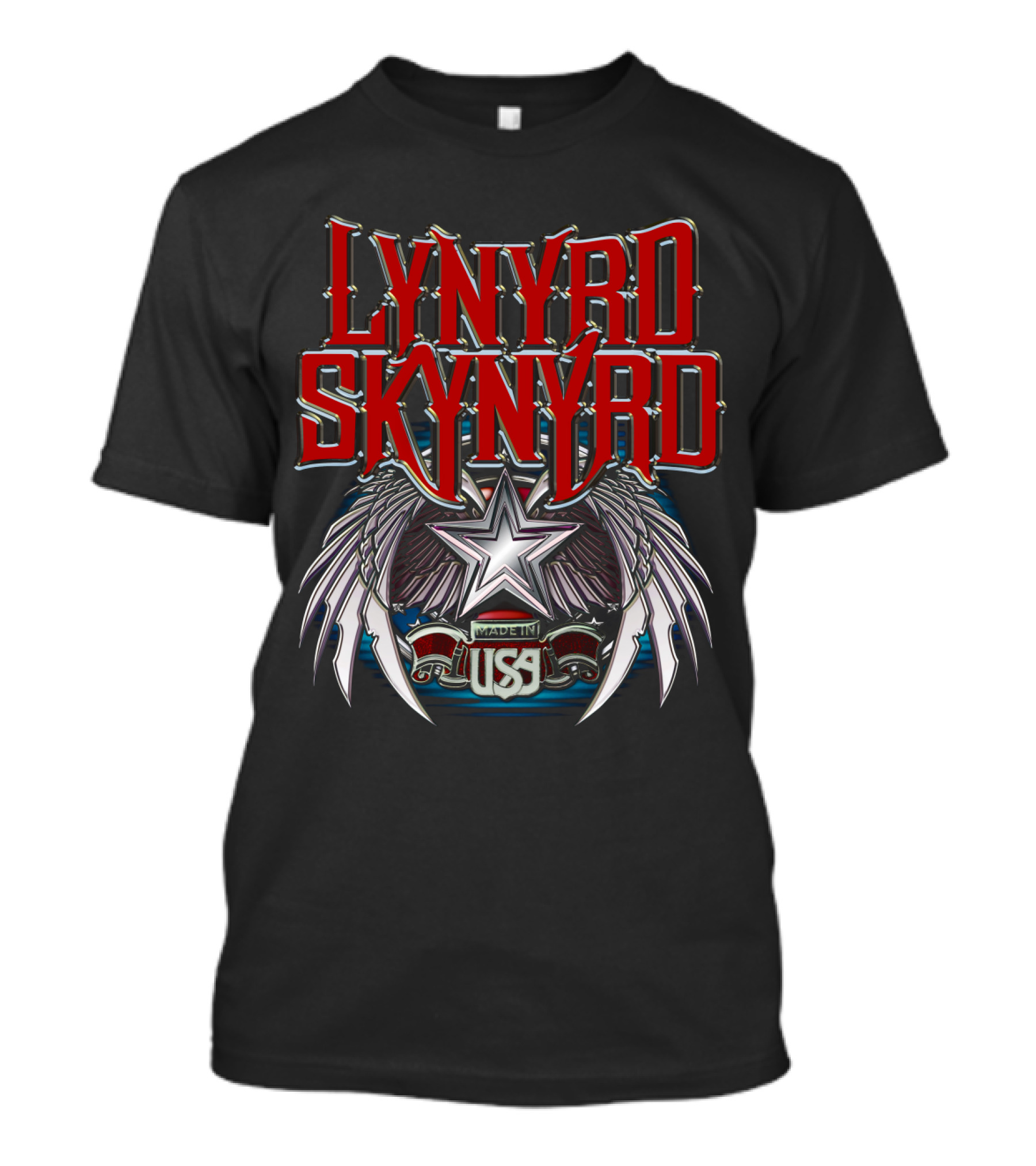 Lynyrd Skynyrd Made In Usa Star Wings T-Shirt