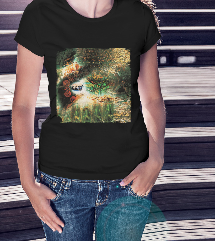Pf A Saucerful Of Secrets Psychedelic Space T-Shirt