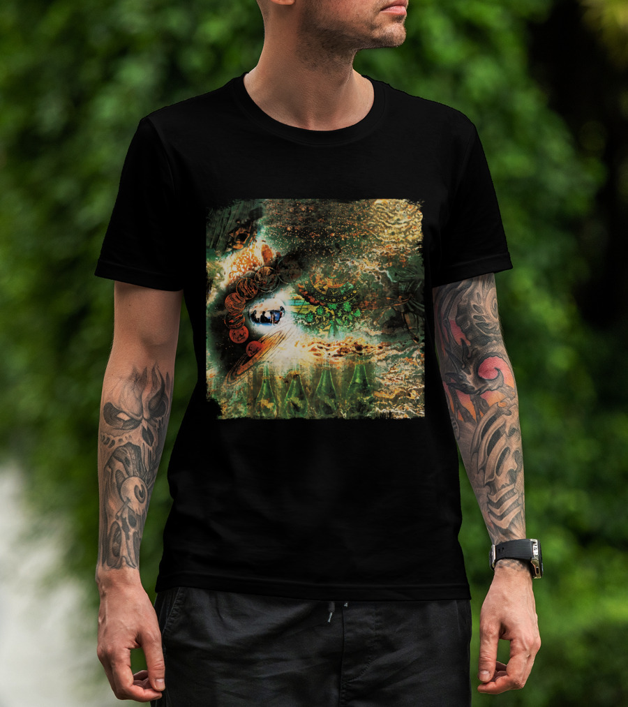 Pf A Saucerful Of Secrets Psychedelic Space T-Shirt