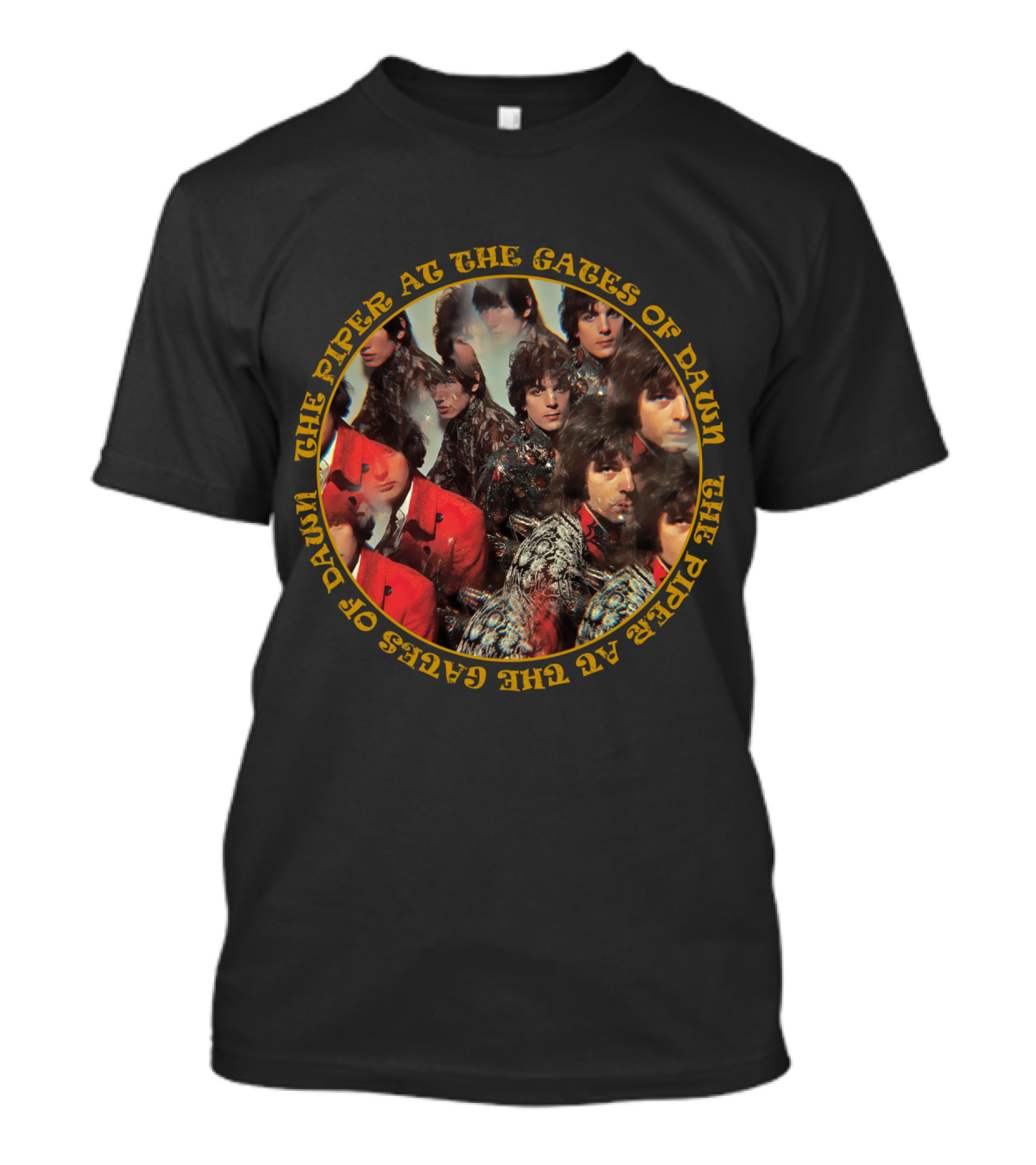 Pf The Piper At The Gates Of Dawn Album Artwork Multi-Image Collage T-Shirt