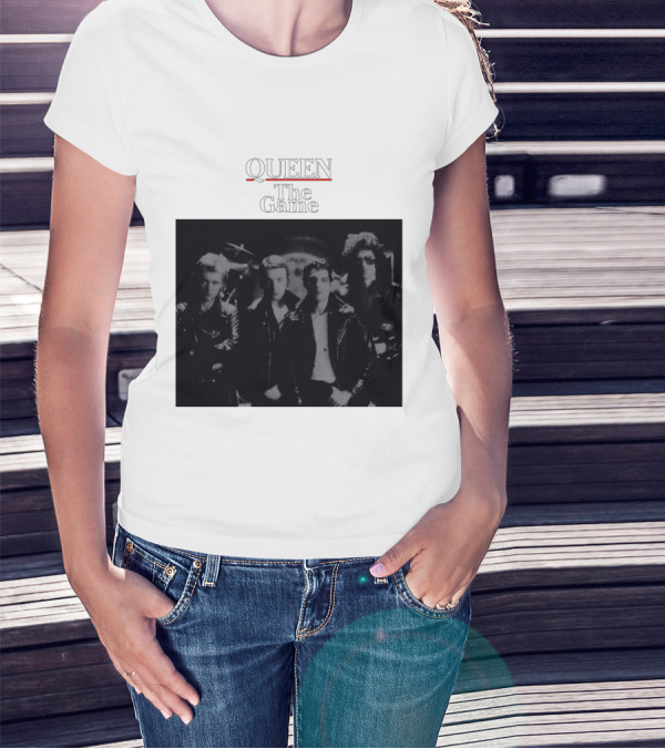 Queen The Game Band Photo Vintage Album Cover T-Shirt
