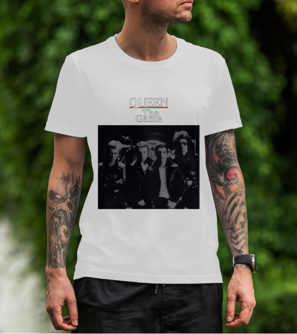 Queen The Game Band Photo Vintage Album Cover T-Shirt