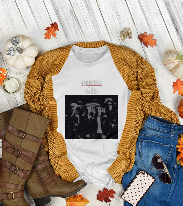 Queen The Game Band Photo Vintage Album Cover T-Shirt