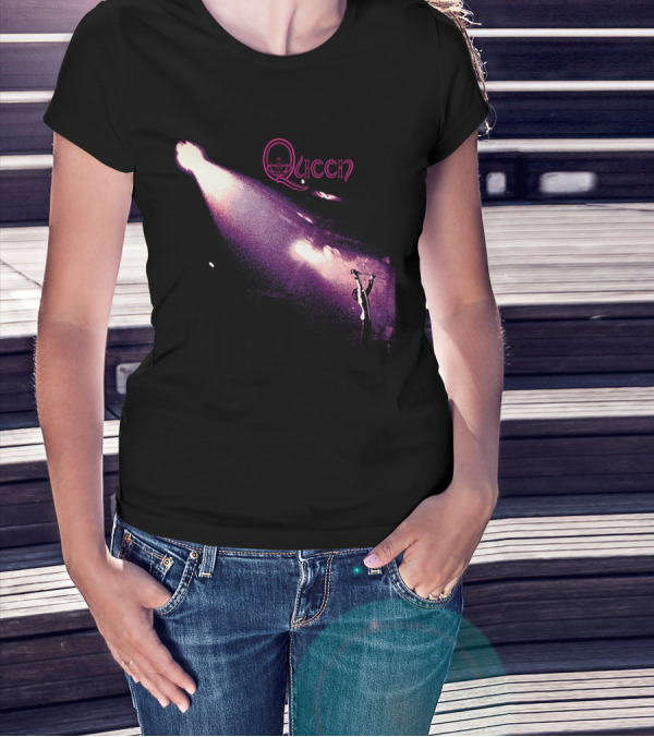 Queen Band Concert Stage Spotlight Freddy Mercury Iconic Performance T-Shirt