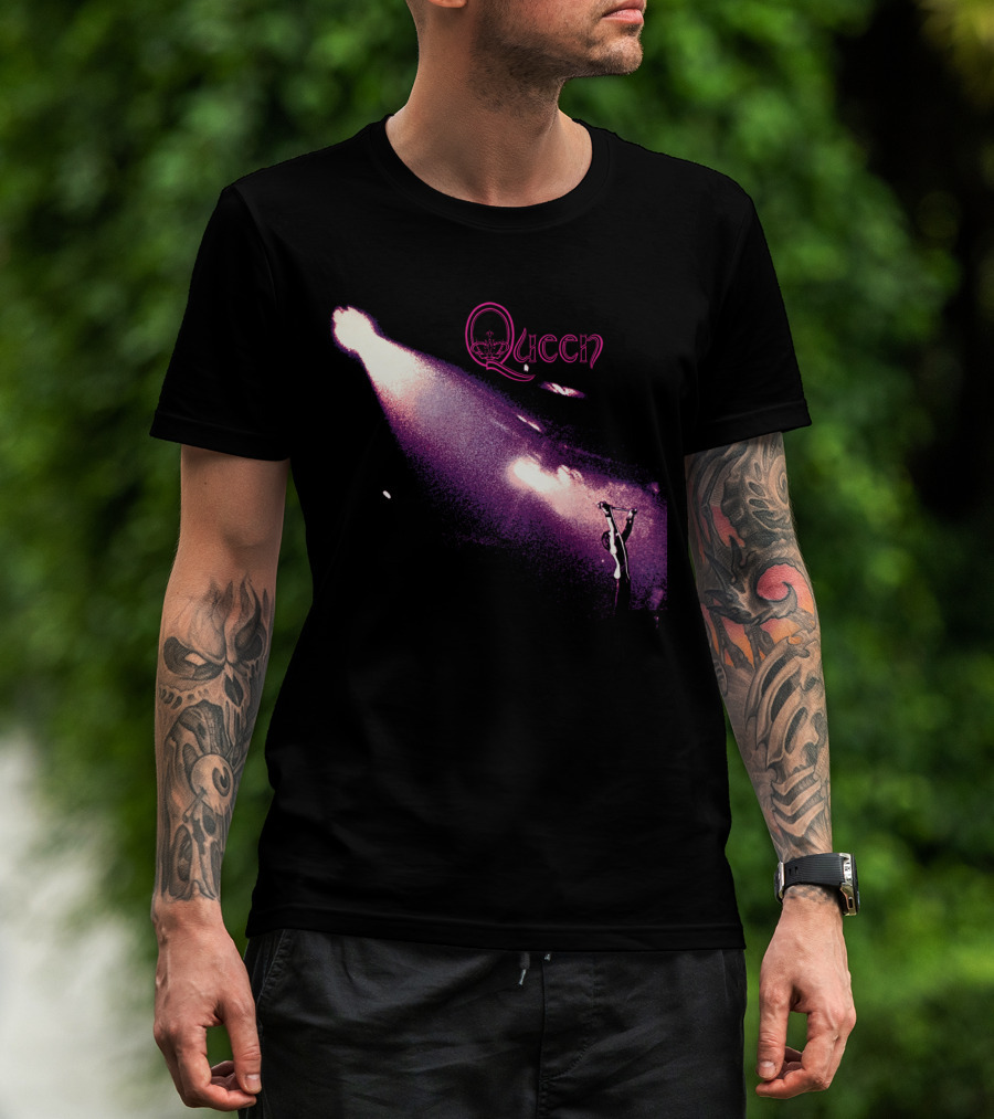 Queen Band Concert Stage Spotlight Freddy Mercury Iconic Performance T-Shirt