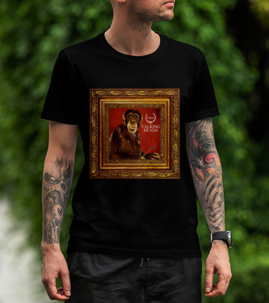 Talking Heads Naked Primate Portrait Album Cover Art T-Shirt