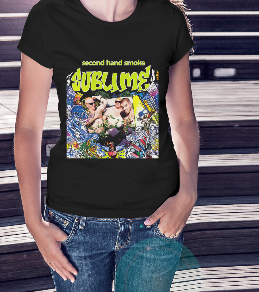 Sublime Second Hand Smoke Album Cover Art T-Shirt