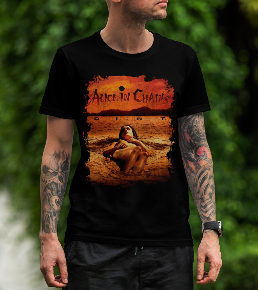 Alice In Chains Dirt Album Cover Art T-Shirt