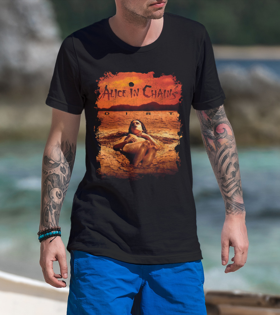 Alice In Chains Dirt Album Cover Art T-Shirt