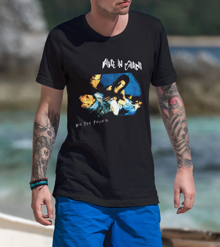 Alice In Chains We Die Young Aic T-Shirt