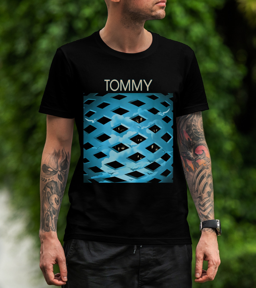 Tommy The Who Rock Opera Album Art Clouds And Sky T-Shirt