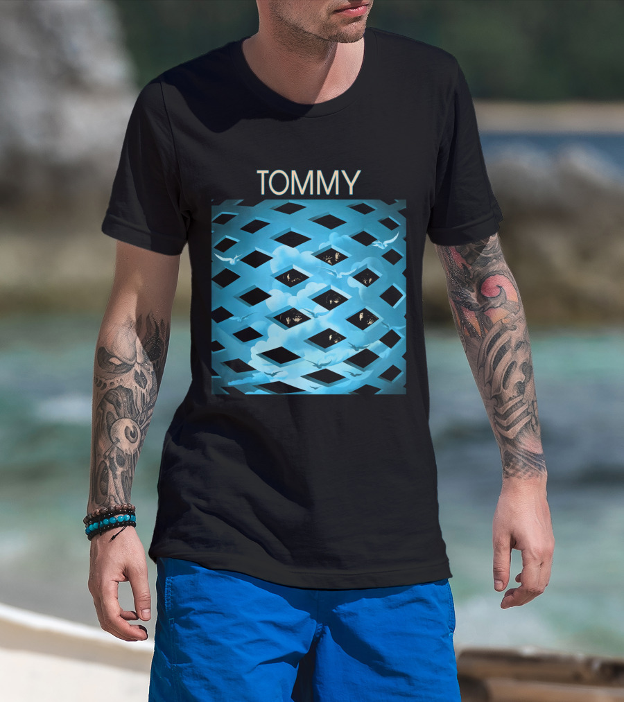 Tommy The Who Rock Opera Album Art Clouds And Sky T-Shirt