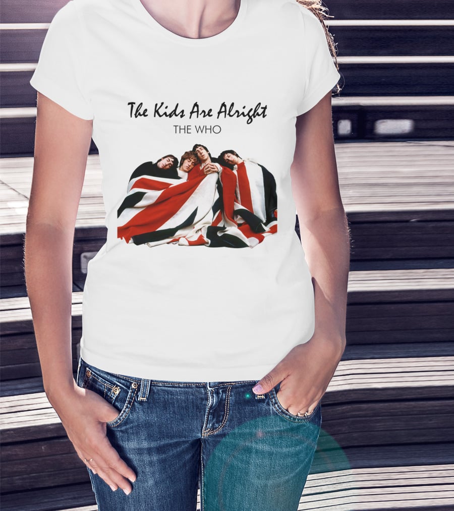 The Kids Are Alright The Who Union Jack Blanket T-Shirt