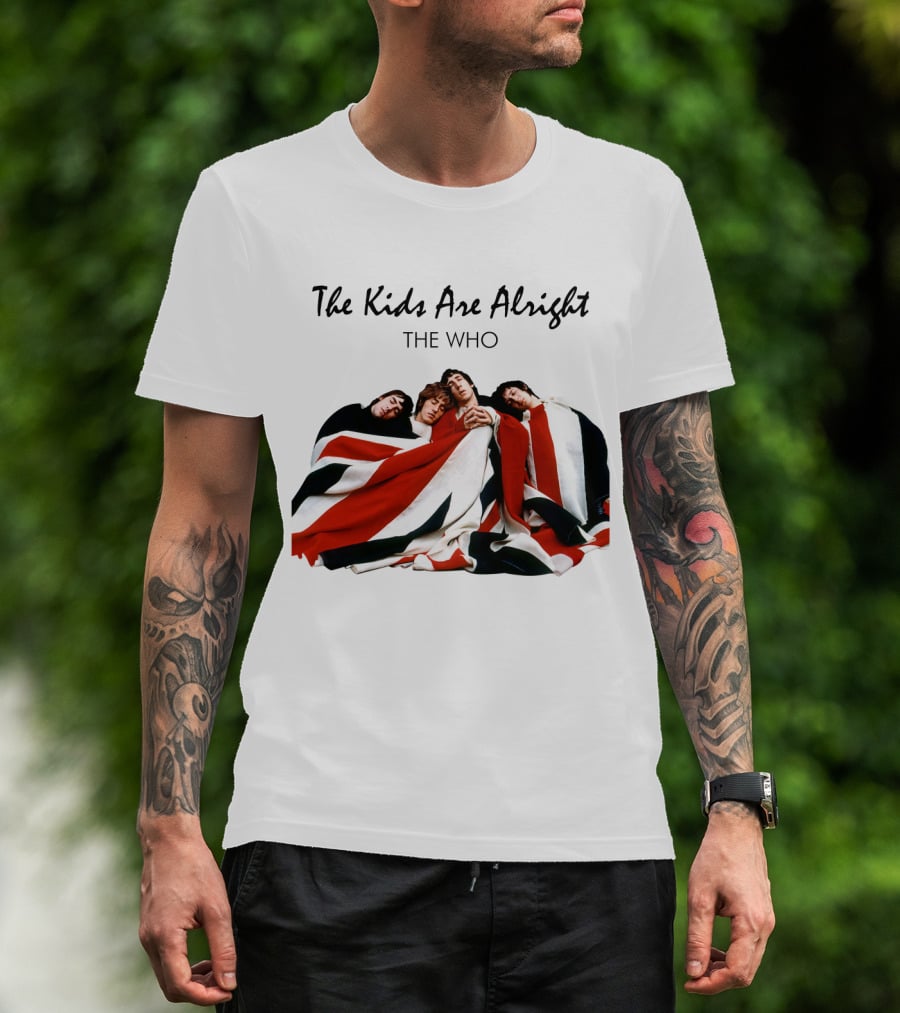 The Kids Are Alright The Who Union Jack Blanket T-Shirt