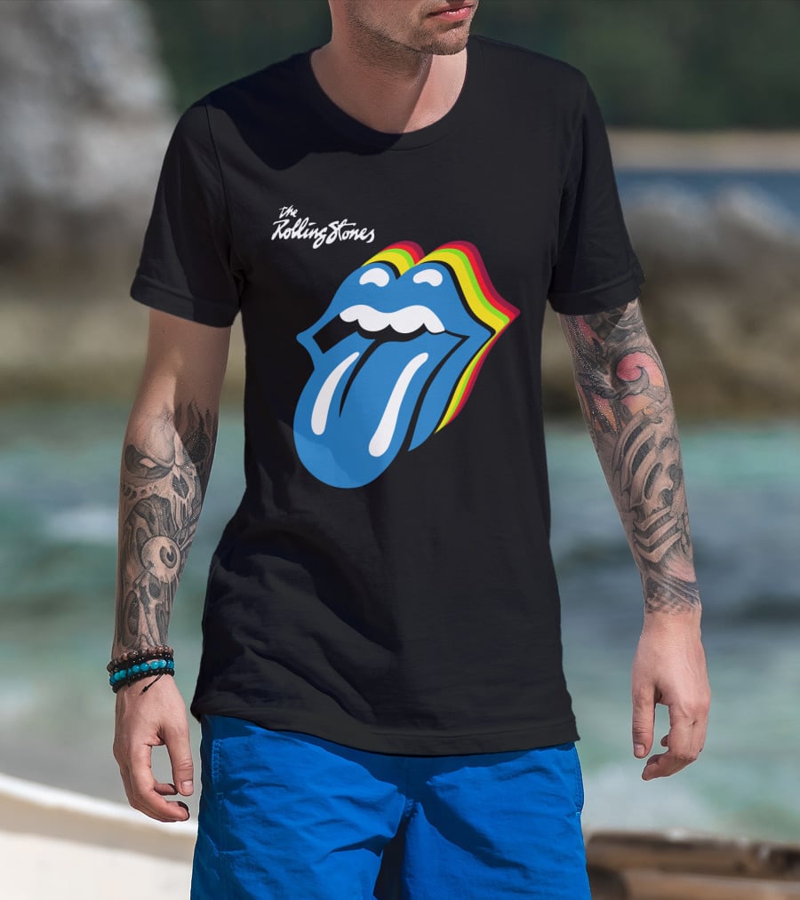 The Rolling Stones Rainbow Tongue T-Shirt