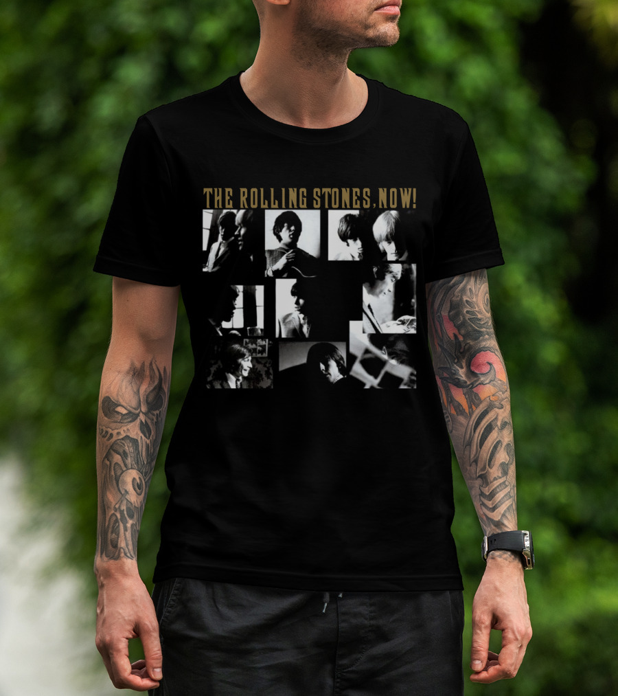 The Rolling Stones Now! Album Cover Photomontage T-Shirt