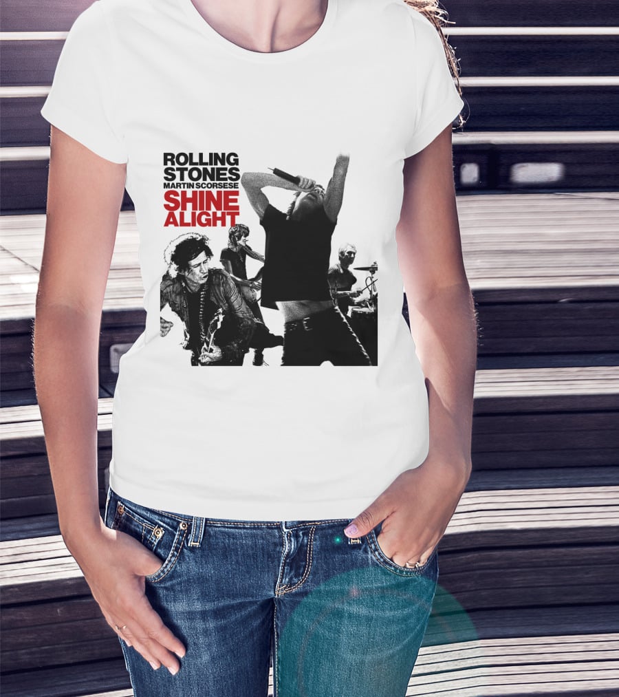 Rolling Stones Martin Scorsese Shine A Light T-Shirt