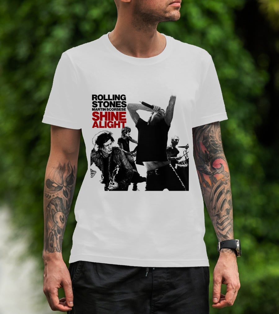Rolling Stones Martin Scorsese Shine A Light T-Shirt