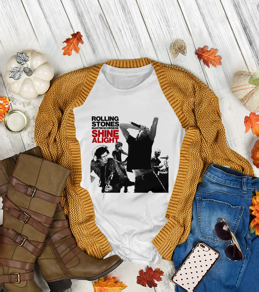 Rolling Stones Martin Scorsese Shine A Light T-Shirt