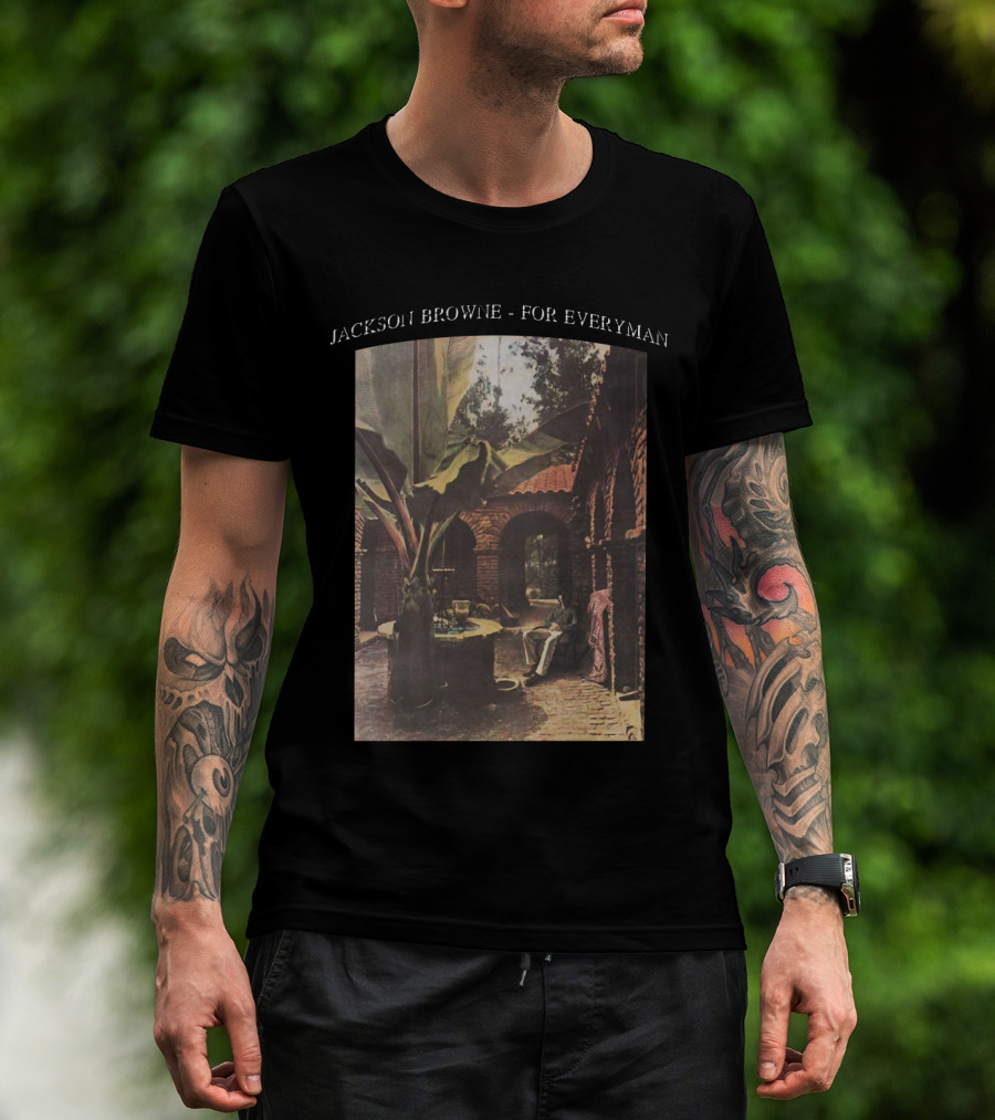 Jackson Browne For Everyman Courtyard Scene T-Shirt