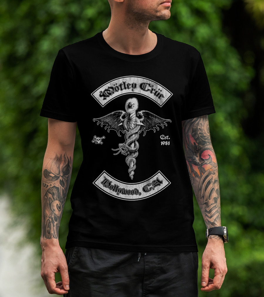 Mötley Crüe Hollywood Ca Est. 1981 T-Shirt