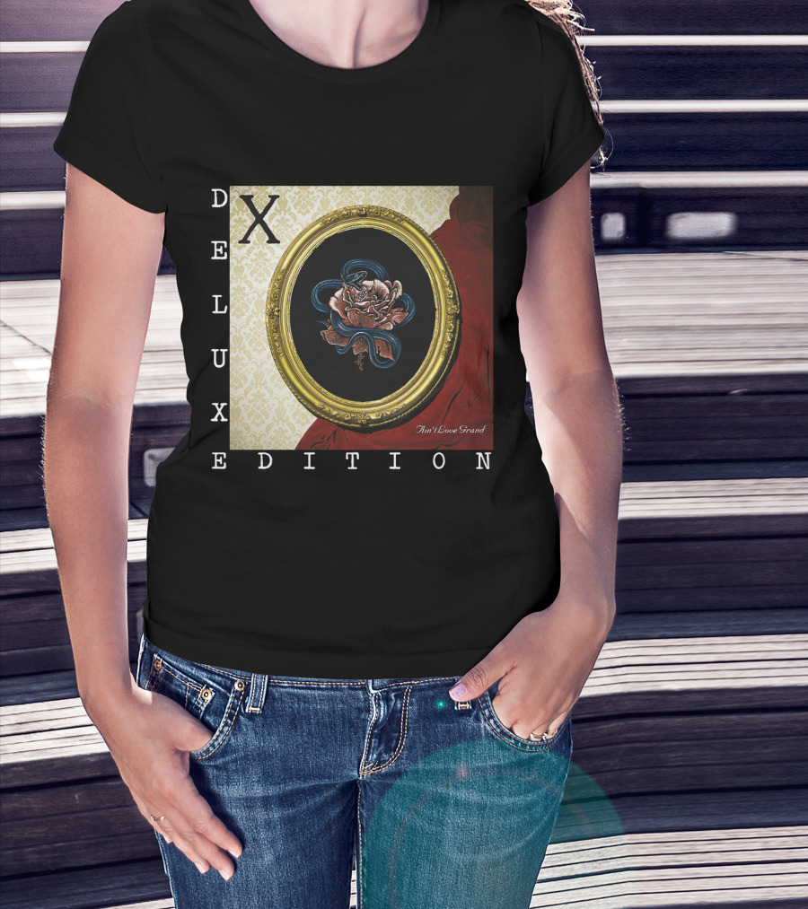 X Deluxe Edition Ain't Love Grand Rose Snake Frame T-Shirt