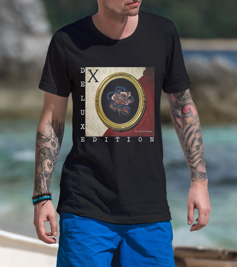X Deluxe Edition Ain't Love Grand Rose Snake Frame T-Shirt