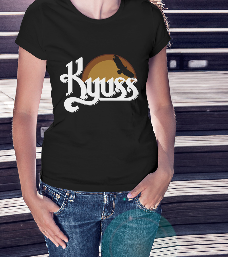 Kyuss Sunset Eagle Silhouette T-Shirt