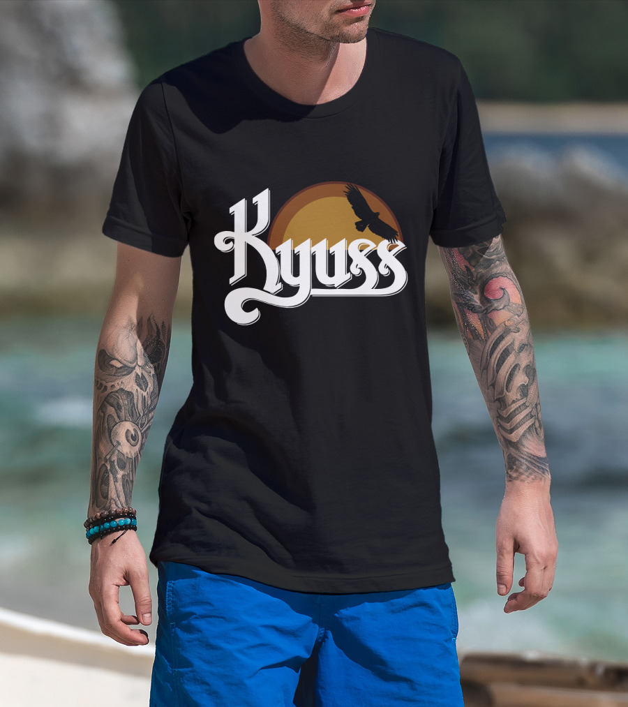 Kyuss Sunset Eagle Silhouette T-Shirt