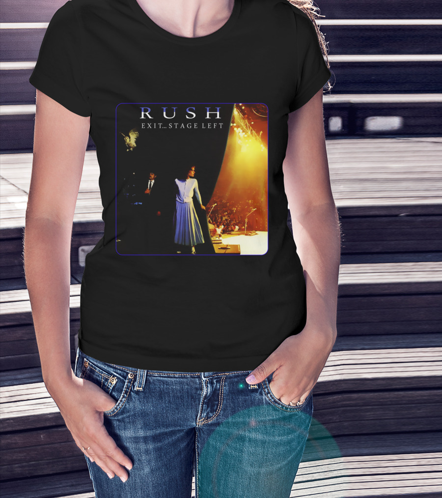 Rush Exit...stage Left Album Cover T-Shirt