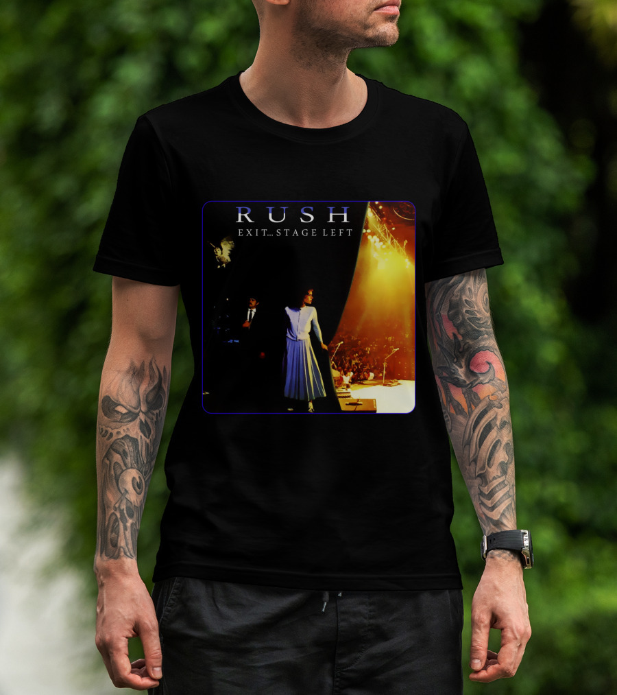 Rush Exit...stage Left Album Cover T-Shirt