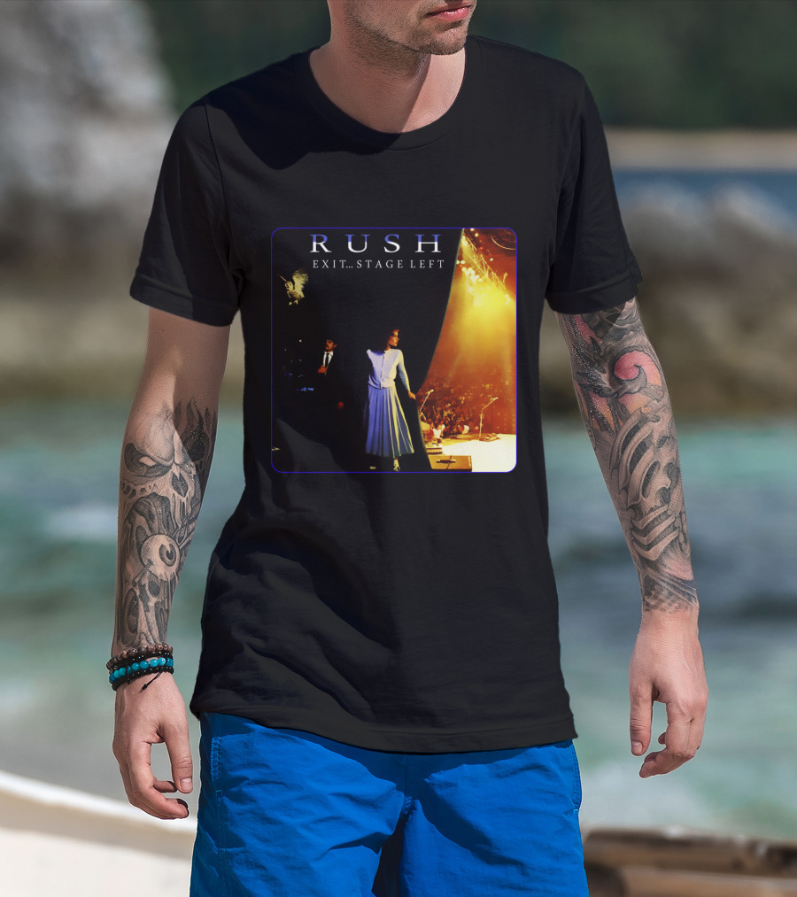 Rush Exit...stage Left Album Cover T-Shirt