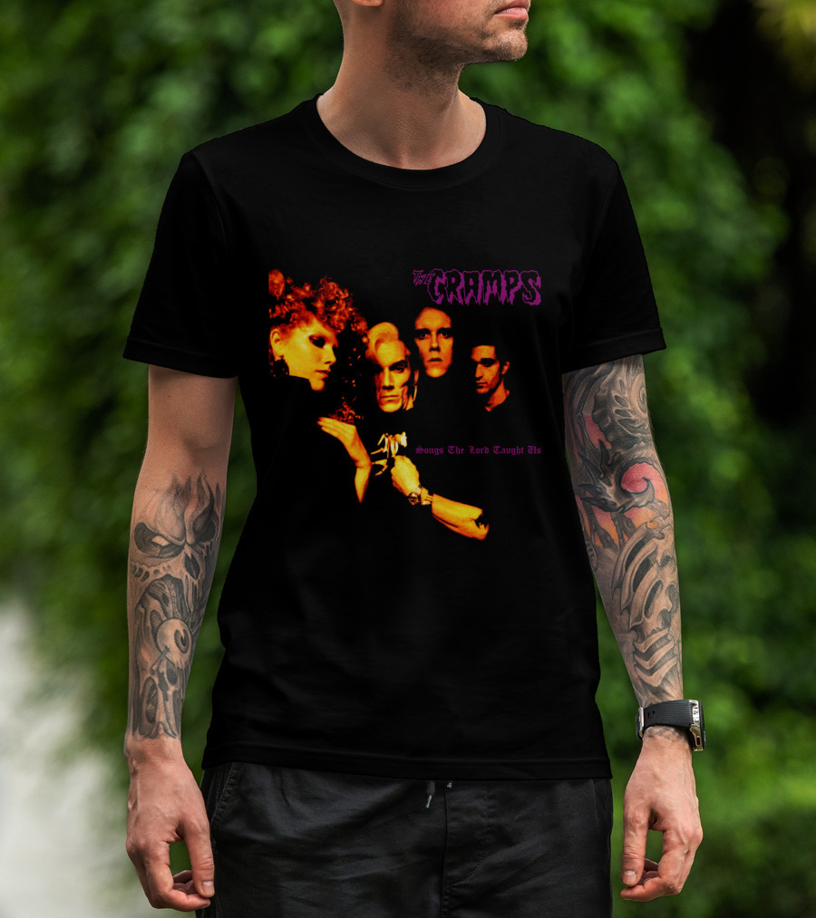 The Cramps Songs The Lord Taught Us Album Cover Tcr T-Shirt
