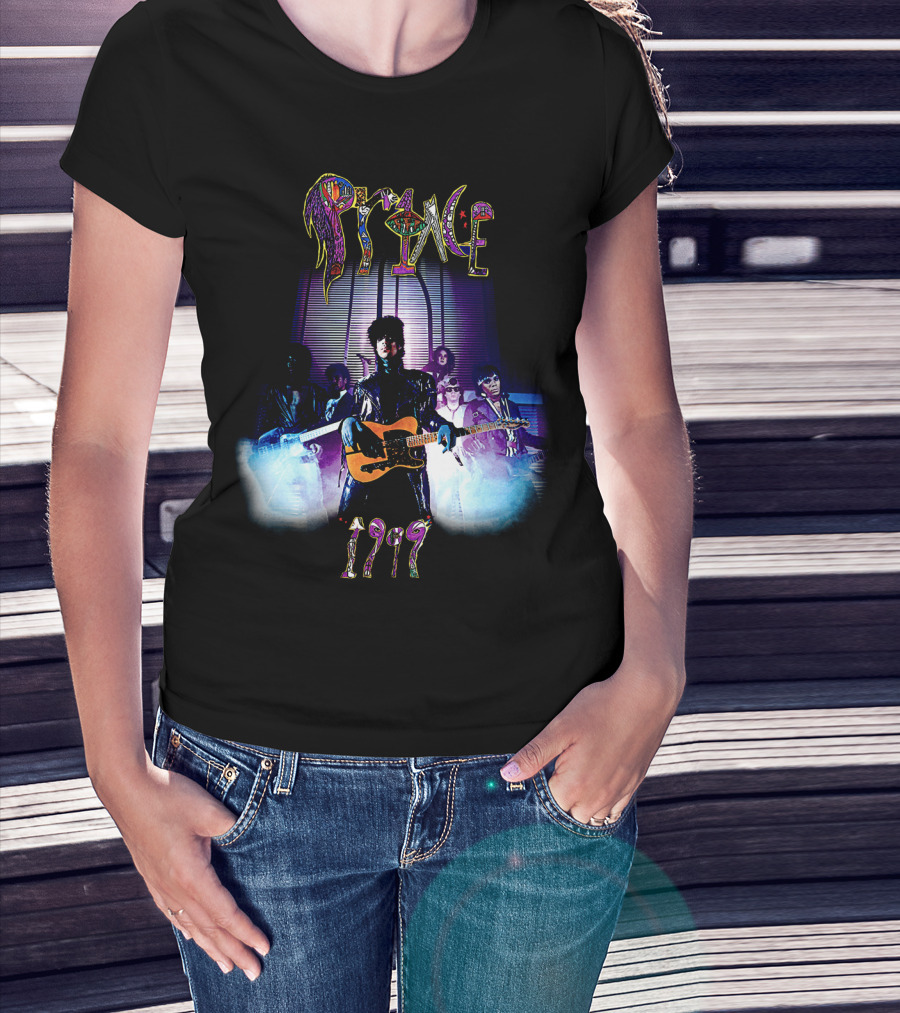 Prince 1999 Album Cover Art Purple Rain Aesthetic T-Shirt