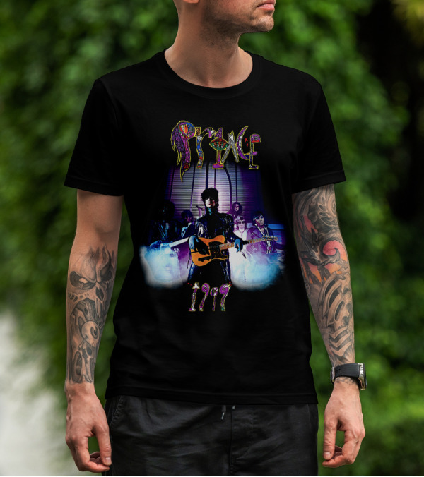 Prince 1999 Album Cover Art Purple Rain Aesthetic T-Shirt