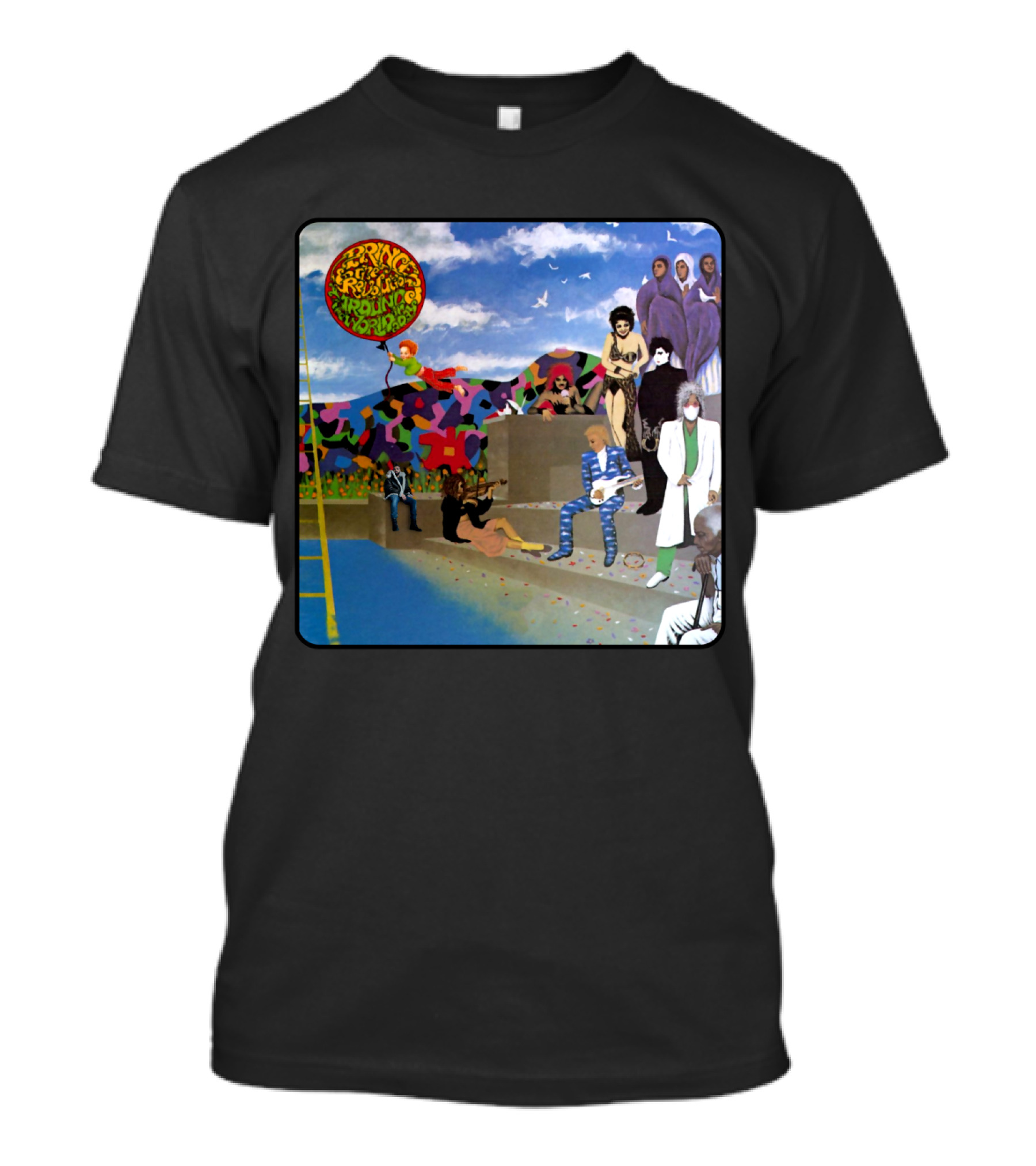 Prince Around The World In A Day Album Cover Art T-Shirt