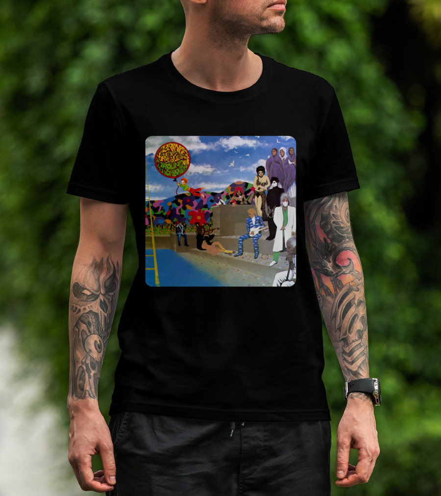Prince Around The World In A Day Album Cover Art T-Shirt